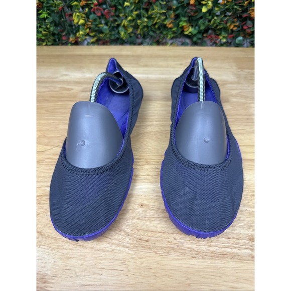 Nike Flat Studio Ballet Yoga Shoes Flats 646696-500 Gray Purple Women's 9 Dance - Picture 2 of 9